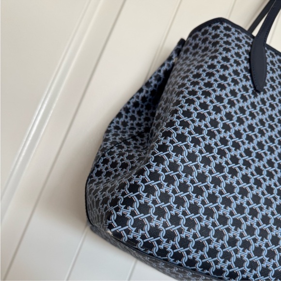 Kate Spade Spade Link Geometric Tote Bag Blue Multi | Large - Picture 11 of 13